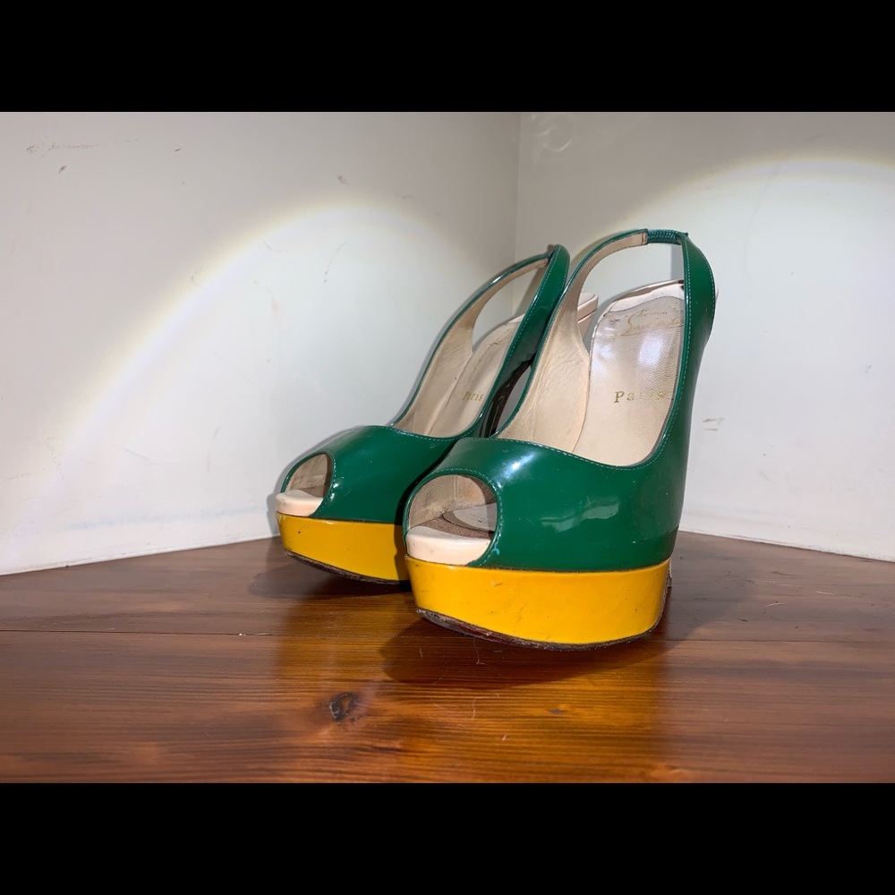 🔥💥Christian Louboutin Lady Peep Colorblock - Picture 3 of 3